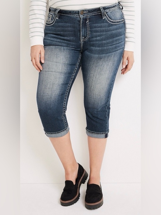 Vigoss Denim - Vigoss Heritage Fit Mid Rise Capri Jeans Size 22 NWT